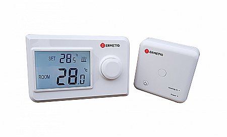 TERMOSTATE DE AMBIENT - AUTOMATIZARI - Termostat fara fir / wireless, neprogramabil - Ermetiq TA-WT19N