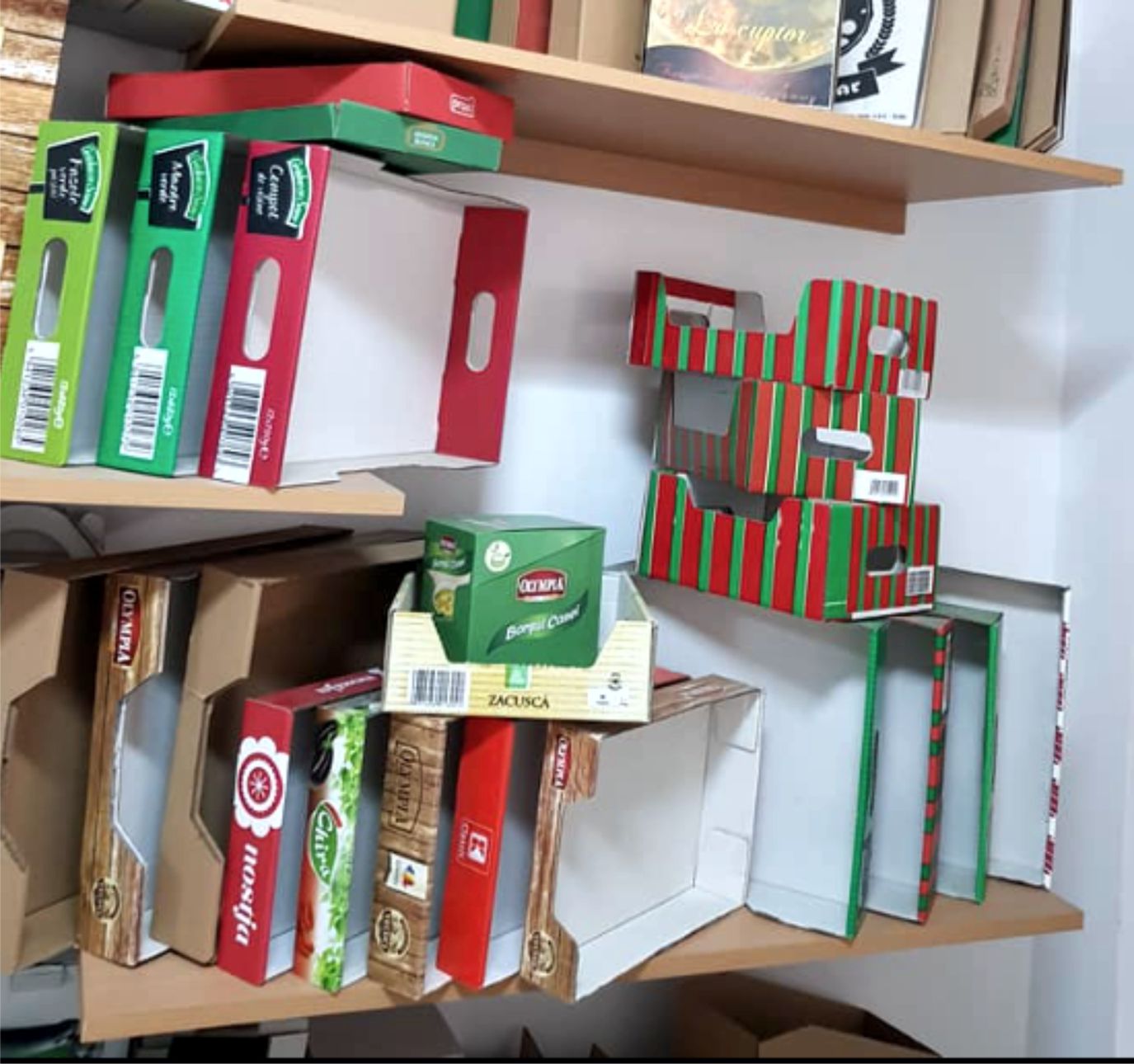 Cutii de carton personalizate prin caserare policromie – print full color pe carton alb