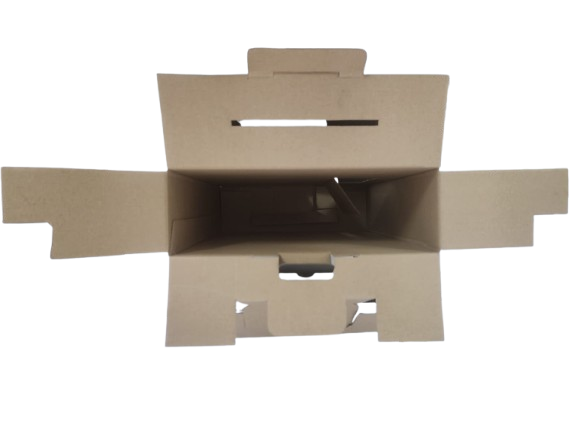 Cutie cadou carton 3 sticle cu fereastră 265x85x320 mm | Cubi.ro [4]