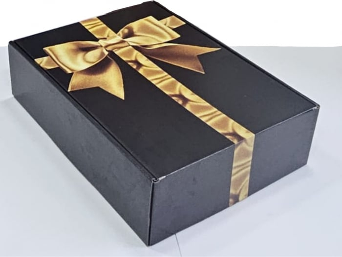 Cutie Cadou Autoformat Negru/Argintiu 330x240x90 mm | Cubi.ro [1]