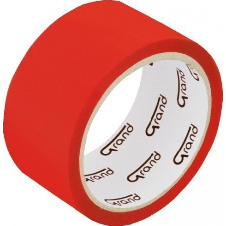 Accesorii Ambalare - Banda adeziva Grand, 48mm x 50m, rosu, acrilic