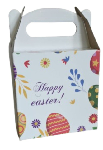 Cutie Carton Cadou "Paste Fericit" 180x80x180 mm [1]