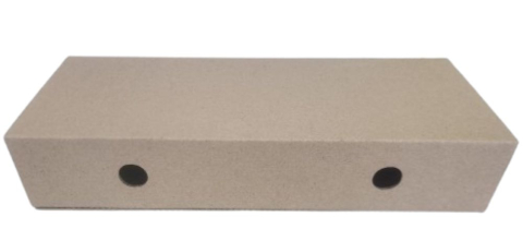 Cutie tavă + capac 265x100x45 mm – carton natur | Cubi.ro [1]