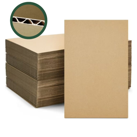 Placi/Separatori Carton - Placă carton 3 straturi ondula C 1000x2000 mm – separator ambalaje | Cubi.ro