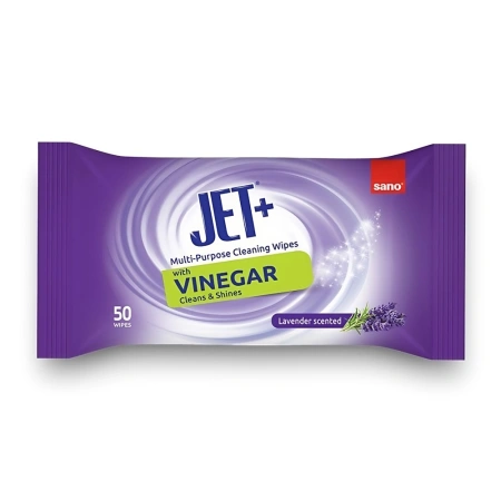 Solutie curatat podele - Servetele umede - Sano Jet Universal Wipes Cu Otet 50 buc