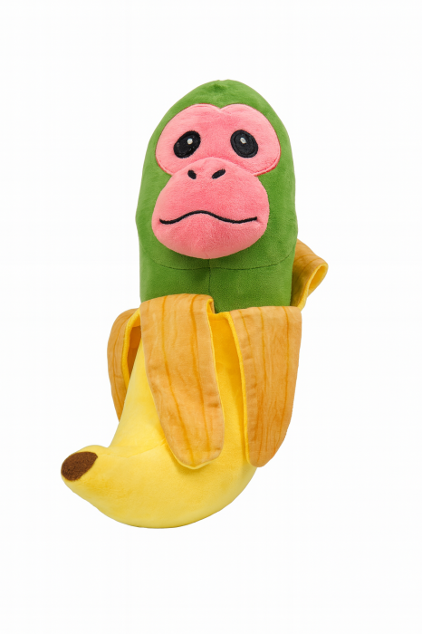 Plus Bananini Chimpanzini 20 cm – maimutica amuzanta in banana, jucarie virala [1]