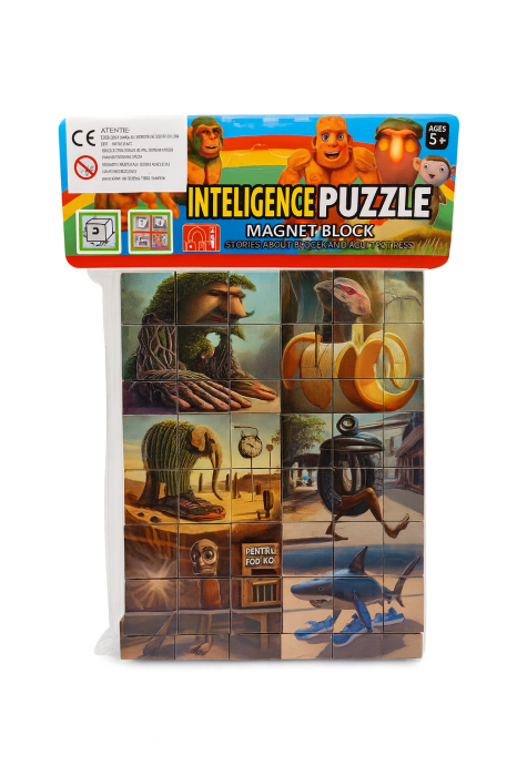 Puzzle Magnetic Inteligenta – Magnet Block – Model Creativ – 5+ [1]