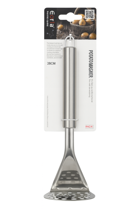 Zdrobitor Cartofi Inox 28 cm – Potato Masher Profesional EoTia [1]