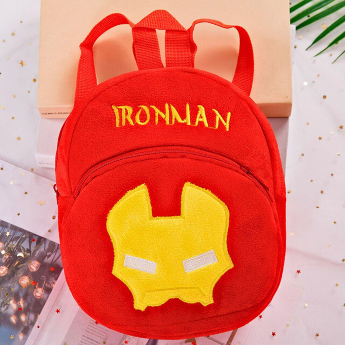 Rucsac plus copii 23x23 cm, rosu, moale si usor, ideal gradinita si cadouri [2]