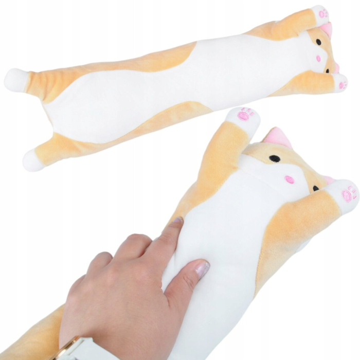 Perna Plus Cat Imbratisabil 70CM – Pisica Gigantica Moale, Jucarie si Decor [2]