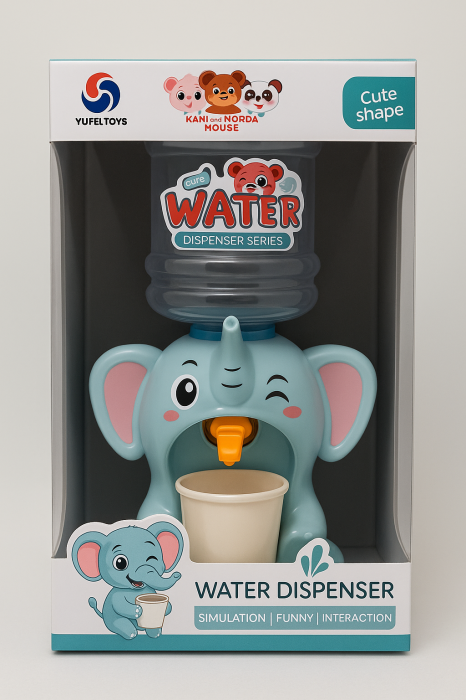 Dispenser Apa pentru Copii – Model Elefant Albastru – 24 CM [3]