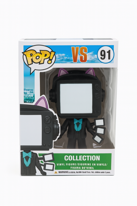 Figurina Style VS 91, Model Consola cu Casti Cat Ears, Vinil, Colectie si Decor Gamer [2]