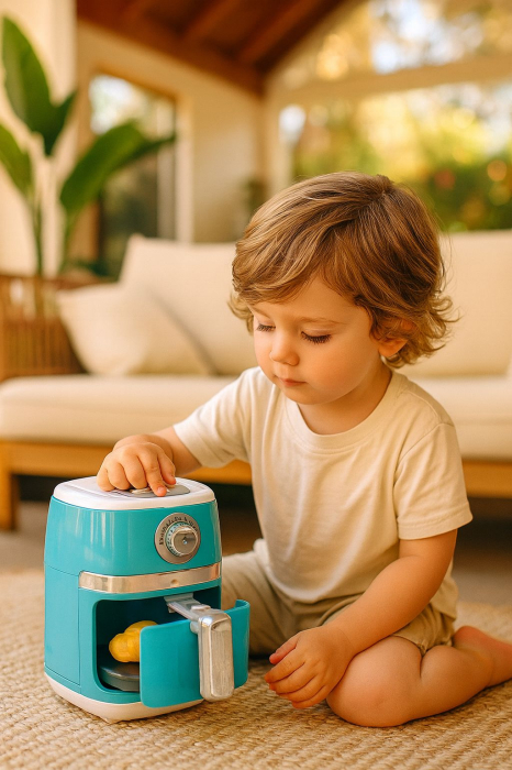 FRITEUZA AIR FRYER JUCARIE CU ACCESORII MY HOME, 23x20x17cm [1]