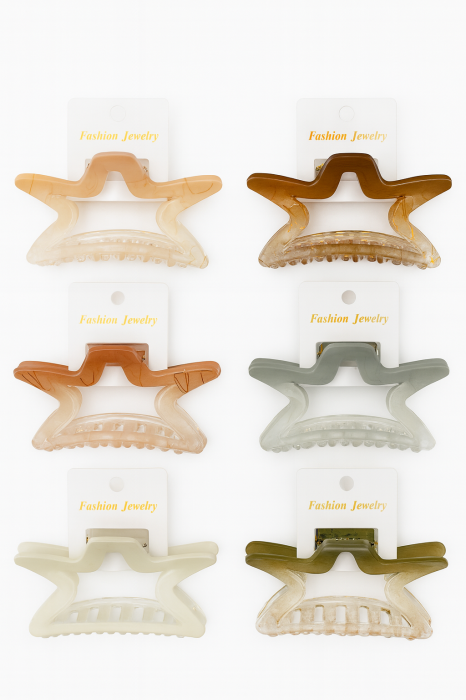 Set 12 Cleme Par 10cm Culori Naturale – Accesorii Rezistente cu Design Modern [1]