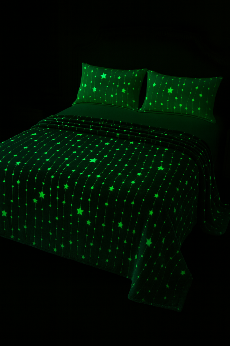 Patura Cocolino 200x230 cm – Model Stele Fosforescente, Pufoasa si Calduroasa [2]