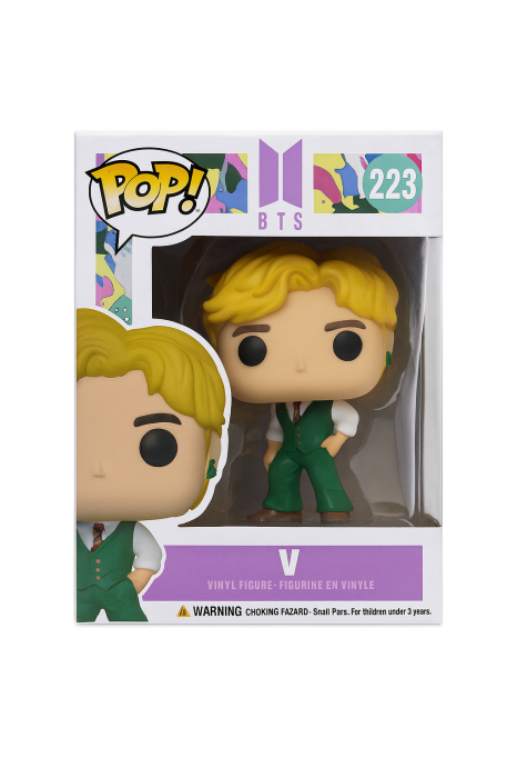 Figurina Style 223, Personaj Blond cu Costum Verde, Vinil, Colectie si Decor [1]