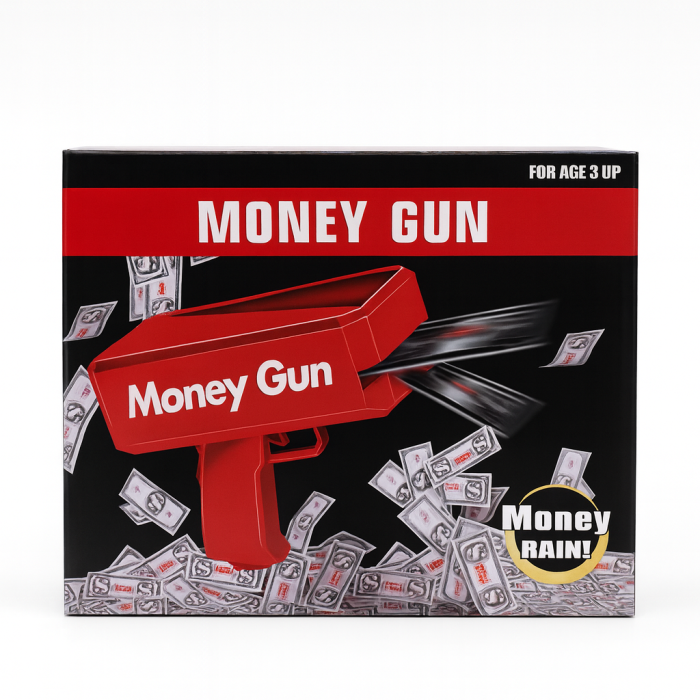 Money Gun Jucarie – Pistol Electric pentru Bani, Efect Money Rain, Distractie pentru Petreceri [1]