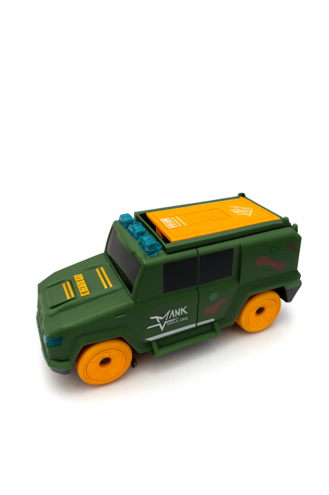 Masina Super Cash Spew – 21x10 cm, 360° Spin, Lumini si Sunete [2]