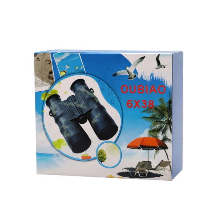 Binoclu pentru Copii 6x38 mm, Model Camuflaj, Jucarie Educativa pentru Explorare [3]