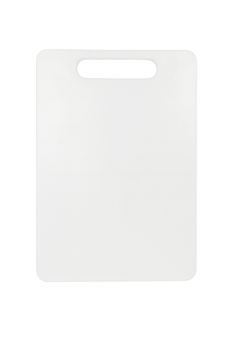 Tocator Plastic 30.5x21x0.6 cm cu Maner, Alb, Ușor si Rezistent [1]