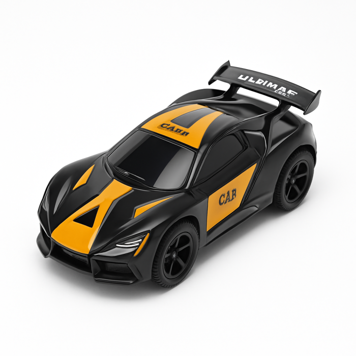 Masina sport cu radiocontrol 33 cm, Accelerate Sports Car, 2.4 GHz, model negru-portocaliu [1]