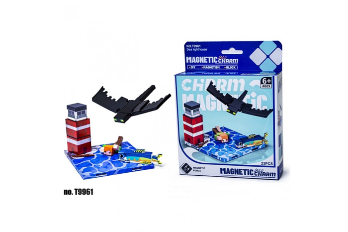 Set Magnetic Blocuri – Far si Creaturi, 23 Piese, 17 x 13 cm [3]