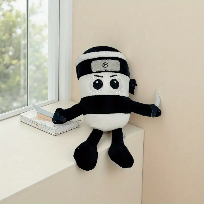 Assasino Cappucino Ninja 20CM – Papusa Plus Brainrot, Editie Naruto, Super Funny [2]