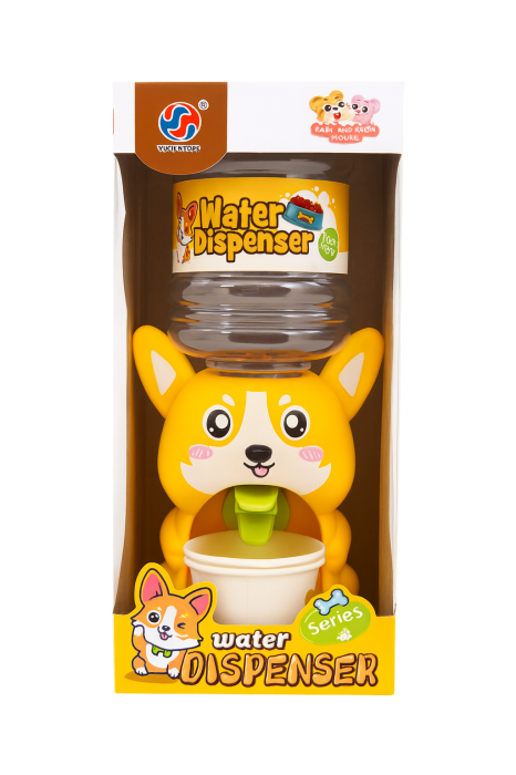 Dispenser Apa pentru Copii Corgi 24 cm – Jucarie cu Pahar Inclus [2]