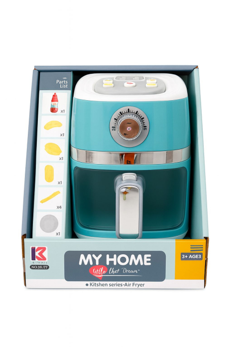 FRITEUZA AIR FRYER JUCARIE CU ACCESORII MY HOME, 23x20x17cm [2]