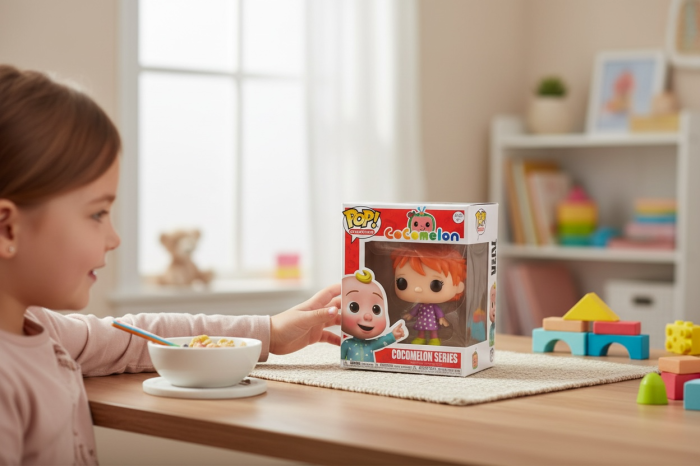 Figurina Series – Personaj cu Rochita Mov, Vinyl Colectibil [2]