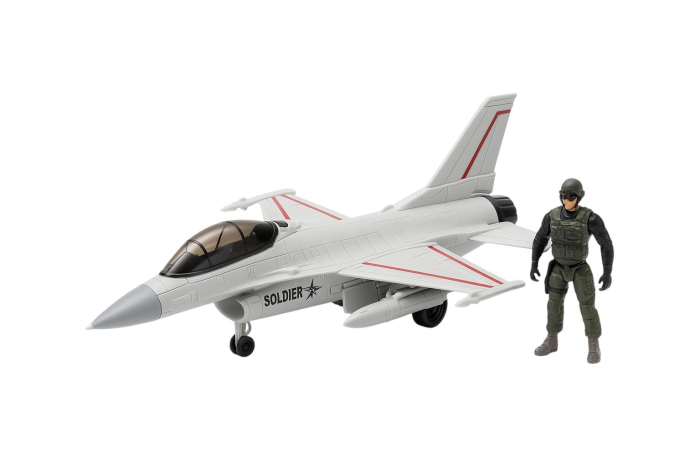 Set avion militar cu soldat și accesorii Special Combat – jucărie copii 3+ [1]