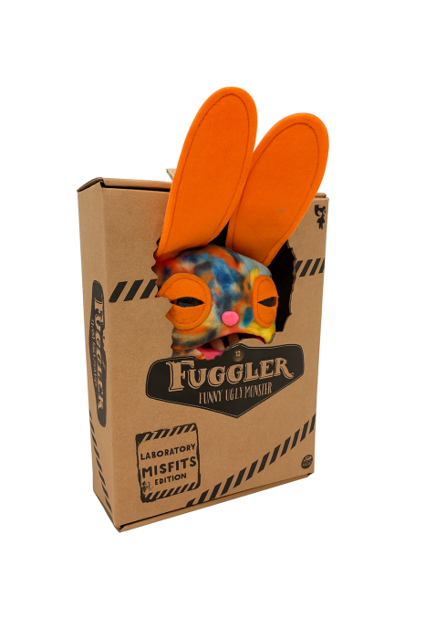 Set figurina monstru textil cu urechi portocalii – 24x17 cm [2]