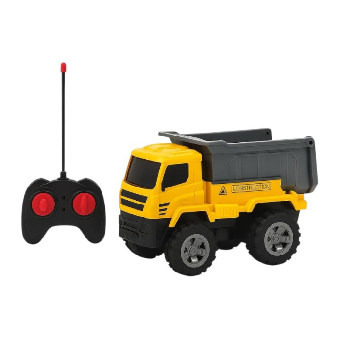 Basculanta Constructii R/C Galbena Xuda Toys – Telecomanda Lumini Sunete Jucarie Copii 6+ [2]