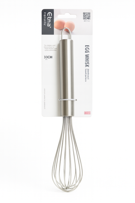 Tel Inox Profesional 33 cm – Tel pentru Bucatarie, Bater Oua si Creme, Erma [1]