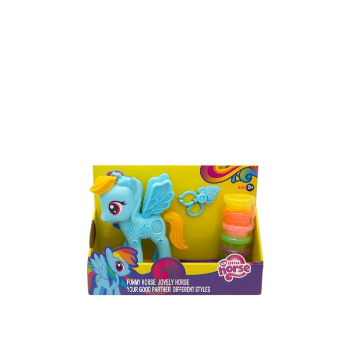 Set ponei cu plastilină colorată și accesorii de modelat pentru copii 3+ [2]