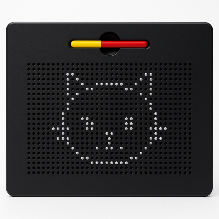 Tabla Magnetica MagPad – Jucarie Educationala, 32x26 cm, 714 bile magnetice [1]