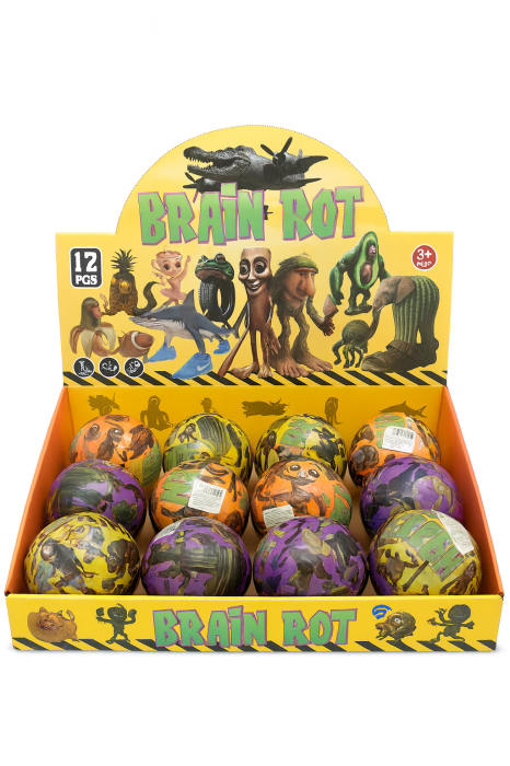 Set 12 Mingi Surprise Monster – Figurine Amuzante in Capsula, Jucarii Colectibile [2]