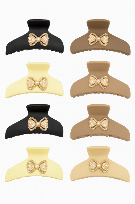 Set 12 Cleme Par 11cm cu Funda cu Perle – Accesorii Elegante Mat pentru Coafuri [2]