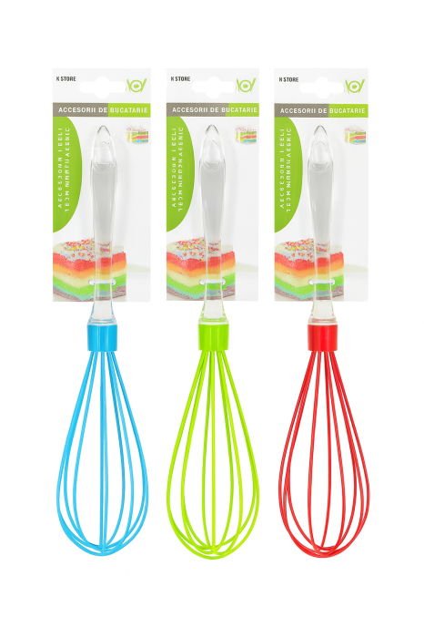 Set 3 teluri KStore, culori diferite, maner acrilic, accesorii bucatarie [2]