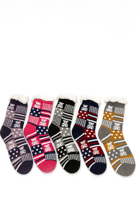 Sosete imblanite pentru femei – moi, calduroase si confortabile, culori diverse [3]