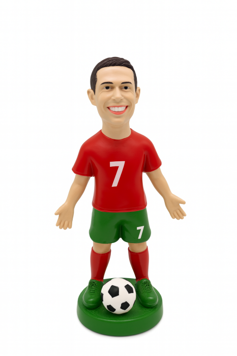 Figurina Ceramica Fotbalist – 17 cm, Model Colectie, Detalii Realiste [1]