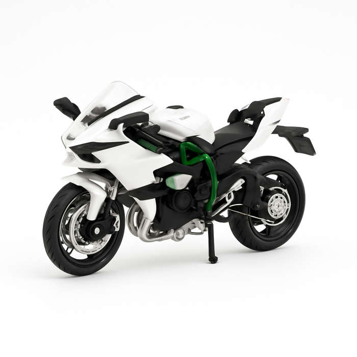 Motocicleta Metalica Die-Cast ZXY – Model Sport, 19x9 cm, cu Vitrina Transparenta [1]