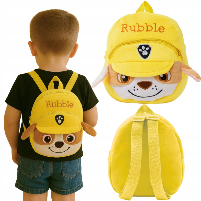 Rucsac Plus Rubble 23x19CM – Ghiozdan Patrol pentru Copii, Super Moale [2]