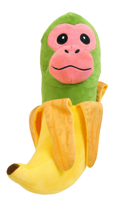 Plus Bananini Chimpanzini 20 cm – maimutica amuzanta in banana, jucarie virala [2]