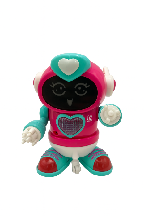 Robot Dansator 16x13 cm cu Lumini si Sunete – Jucarie Interactiva pentru Copii 3+ [2]
