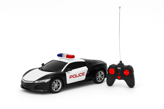 Masina politie R/C 1:20 – 27 MHz – 27x12 cm [1]