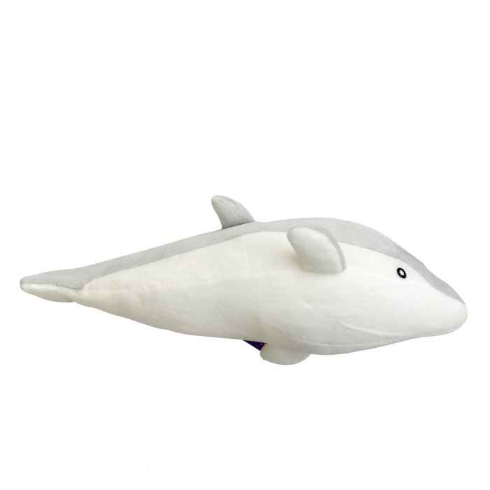 Delfin Plus Gri 27 cm – Jucarie Pufoasa si Realista pentru Copii [2]