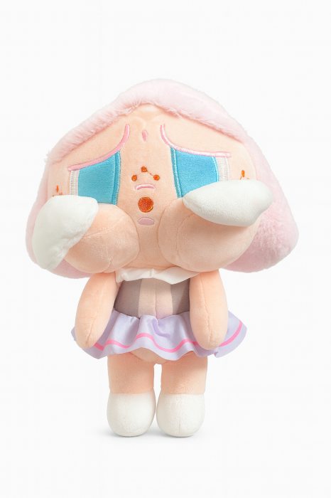 Papusa Plus Tristuta cu Fustita Mov 20 cm – Jucarie Kawaii Emotion Doll [2]