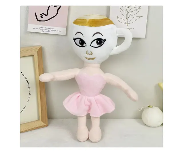 Bellerina Cappucina 20CM – Papusa Plus Brainrot, Ceasca Balerina Super Funny [1]