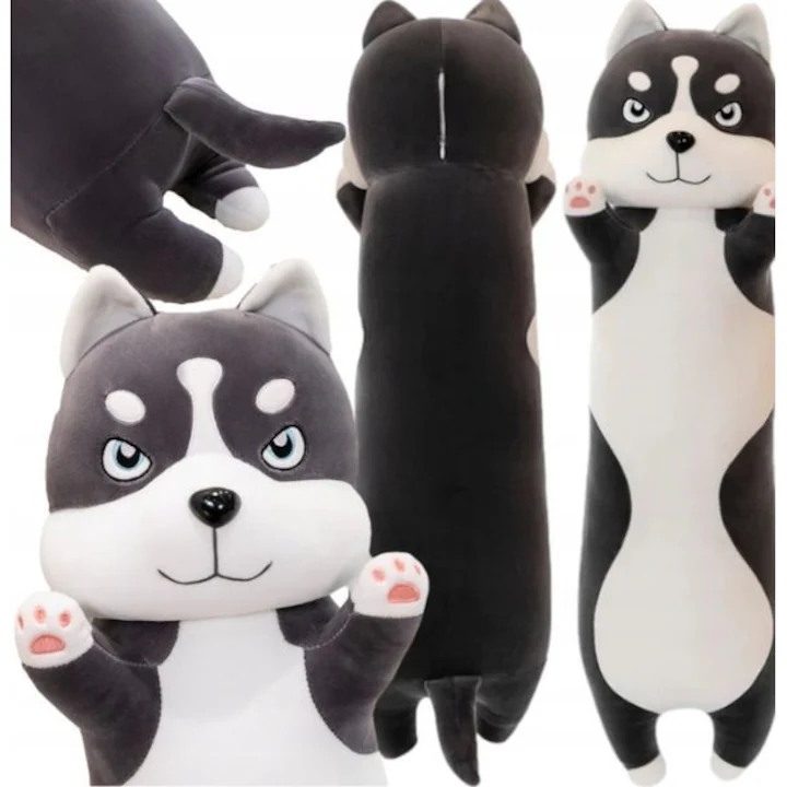 Plus Catel Husky 65 cm – Pernuta Pufoasa de Imbratisat, Moale si Haioasa [3]